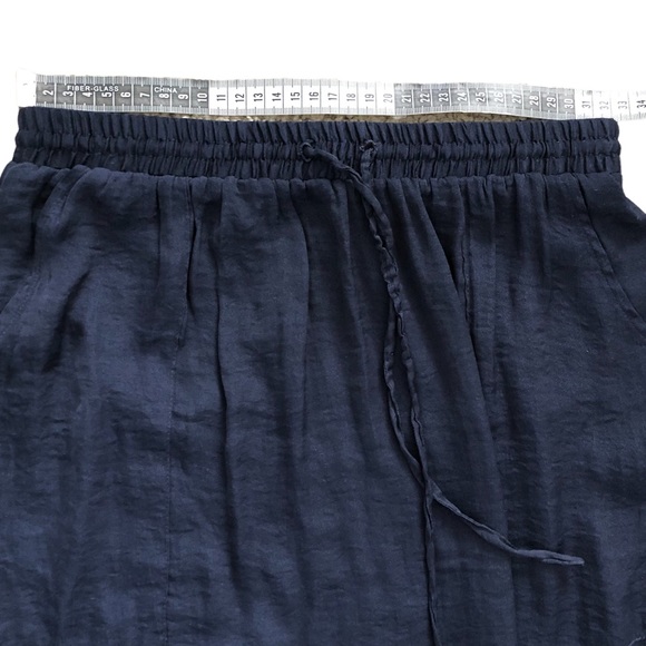 Urban Outfitters Silence + Noise Royal Blue Drawstring Midi Skirt Size Small - Picture 9 of 11